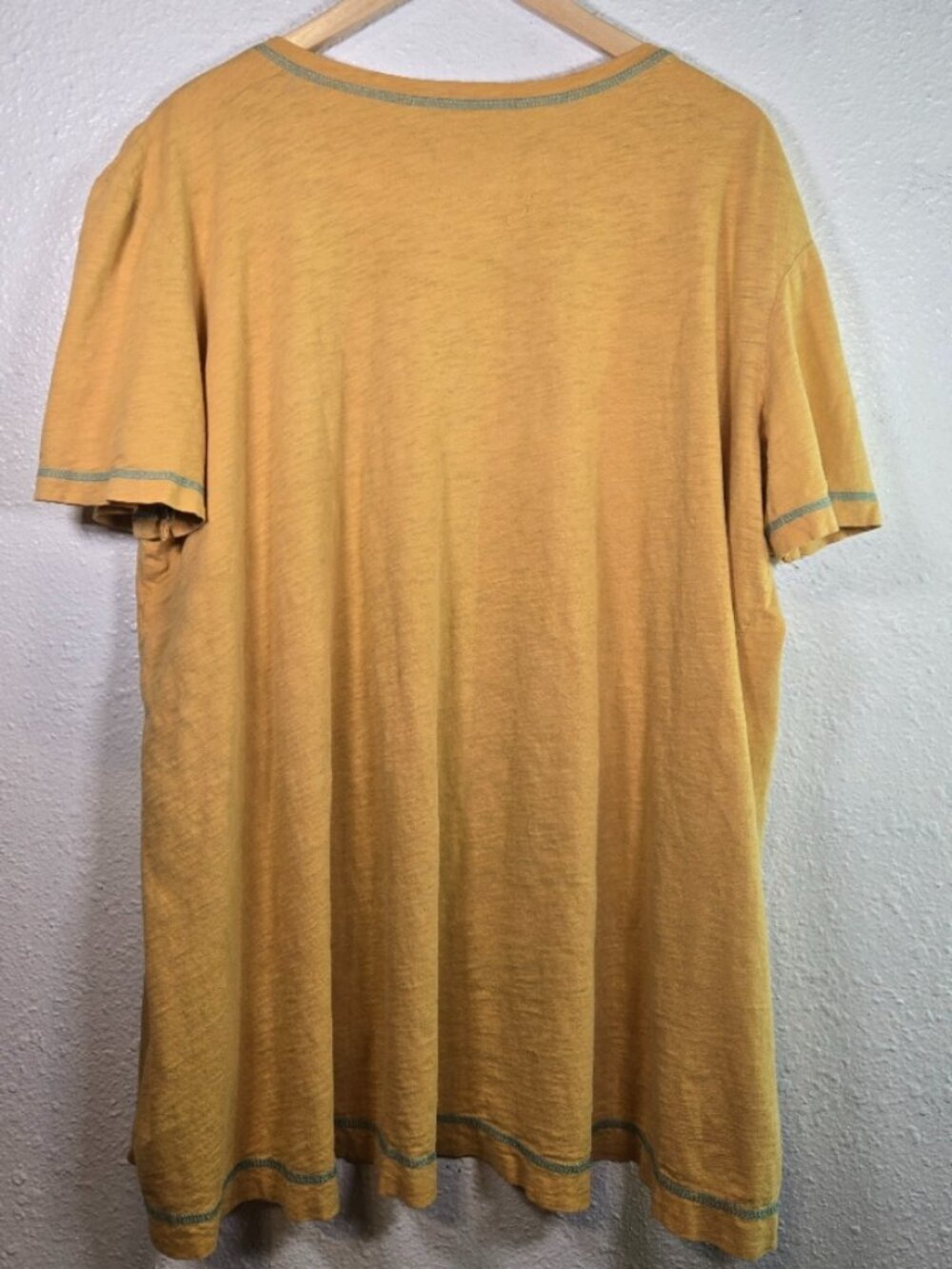 Double D Ranch Embroidered Panel V-Neck Tee - Picture 2 of 5